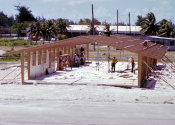 Wilcommen, No. 0065 Constructing Marianas High School by Civic Center, Saipan